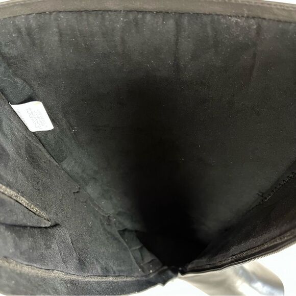 Blondo NWT Black Waterproof Leather & Natural Rubber Sole Riding Boots Sz 6.5WW - Picture 15 of 16